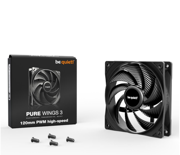 BE QUIET! Pure Wings 3 120 mm PWM high-speed BL106 - 1215436 - zdjęcie 3